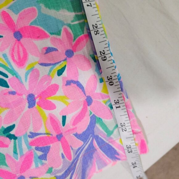 Lilly Pulitzer S Beach Palazzo Pants Tropical Floral Print Multi-Color Cotton - Picture 4 of 6